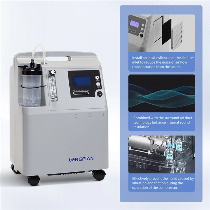 Longfian JAY-5AW Household Portable 93%±3% Oxygen Concentrator